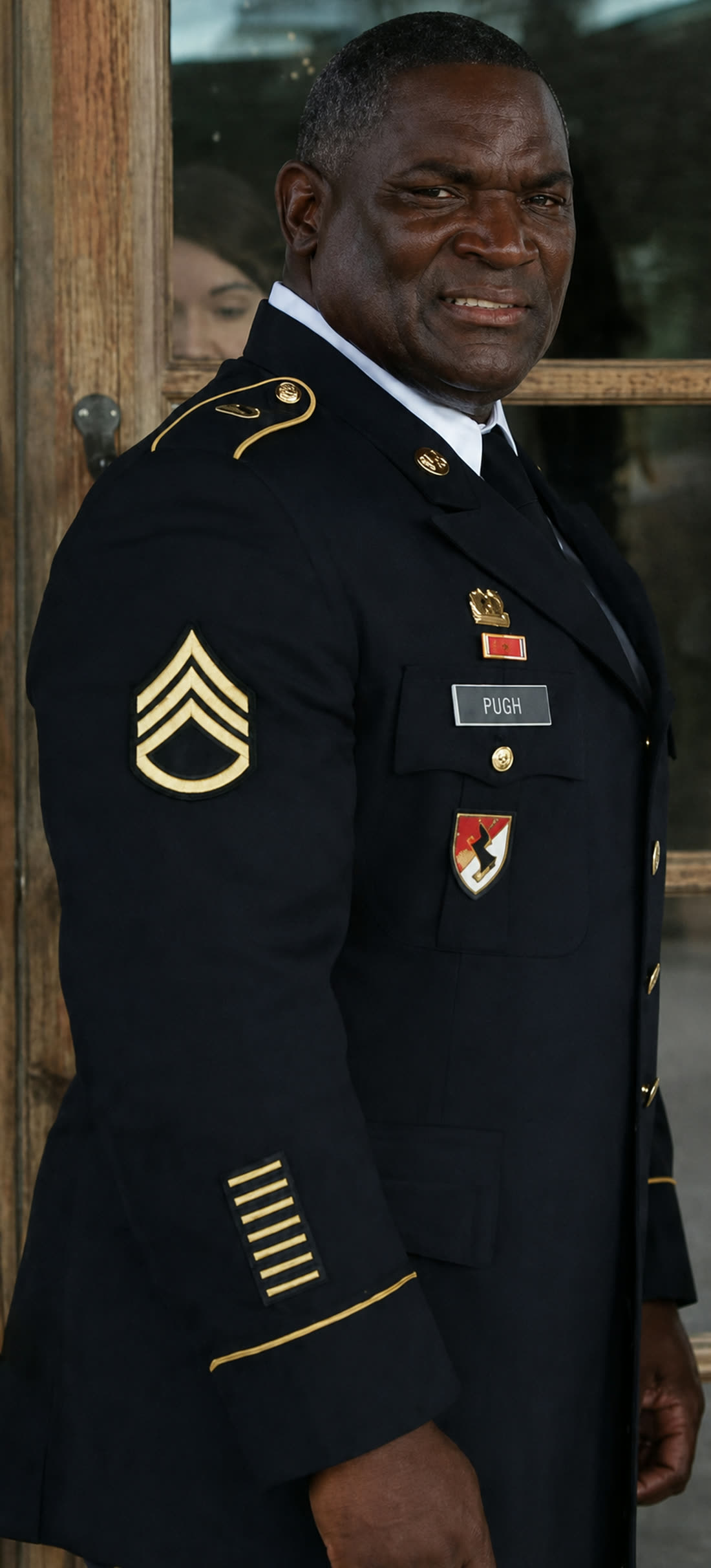 Larry Posey in his U.S. Army dress uniform