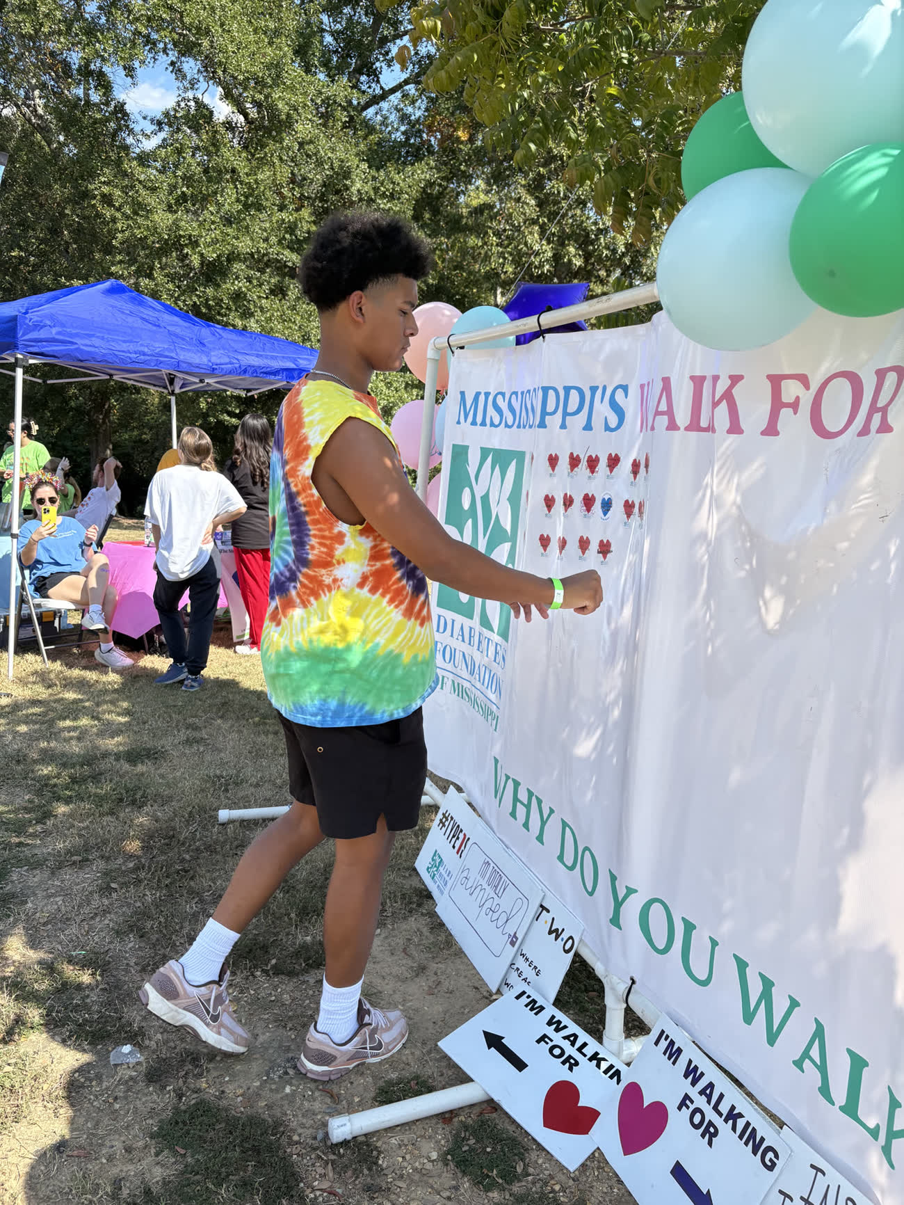 Diabetes walk, October 2024